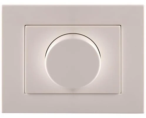 LED lempų (5-150W) šviesos reguliatorius VILMA XP 500 su rėmeliu, baltas