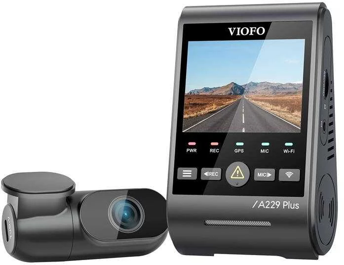 Vaizdo registratorius VIOFO A229 Plus 2CH-G GPS