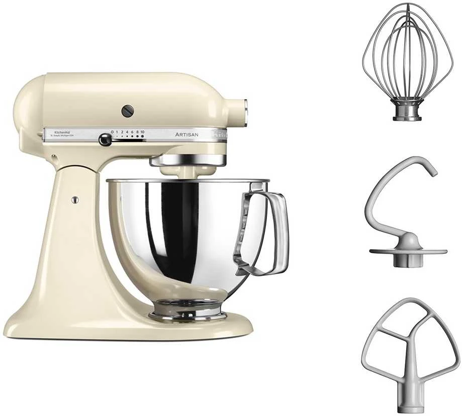 Virtuvinis kombainas KitchenAid 5KSM125EAC Stand mixer 300 W Kreminis