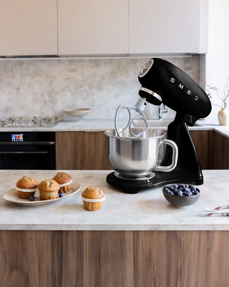 Smeg SMF05BLEU mixer Stand mixer 1000 W Juodas