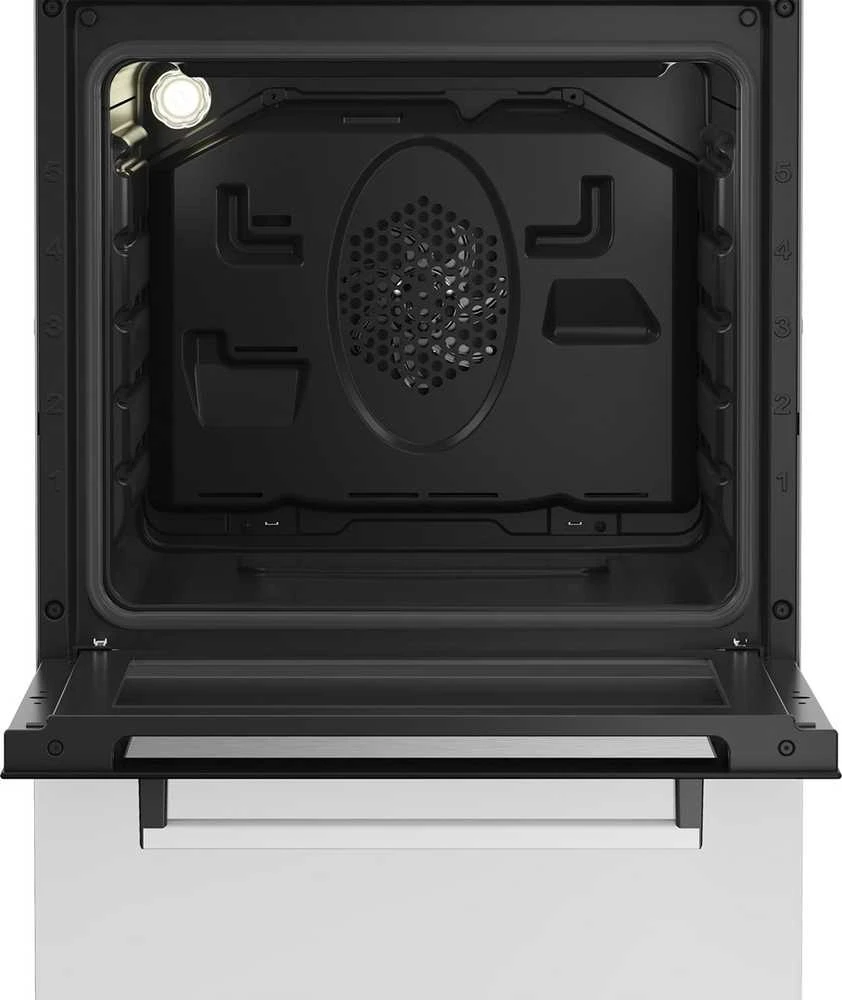 Beko FSE52323DWD viryklė Laisvai pastatoma viryklė Elektrinė dujinė Baltas