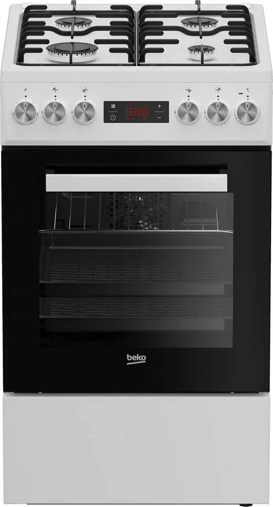 Beko FSE52323DWD viryklė Laisvai pastatoma viryklė Elektrinė dujinė Baltas