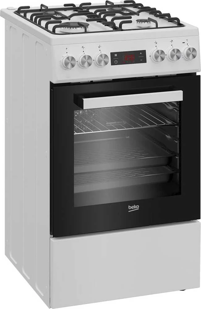 Beko FSE52323DWD viryklė Laisvai pastatoma viryklė Elektrinė dujinė Baltas
