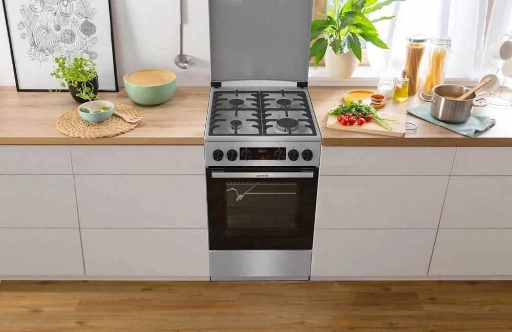 Gorenje GKS5C71XF Freestanding cooker with orkaitė Sidabrinis