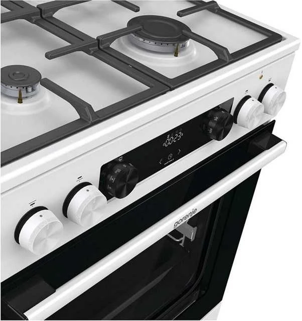 Dujinė viryklė su elektrine orkaite Gorenje GKS6C71WF (Pažeista pakuotė)