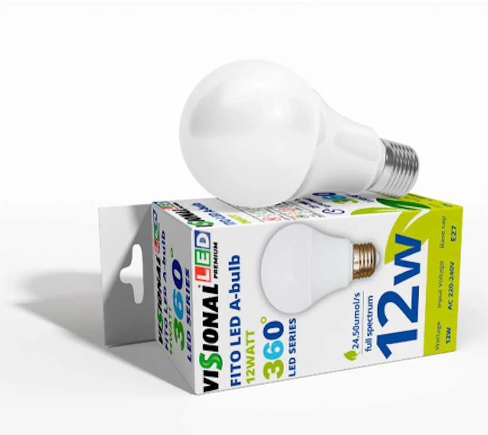 Visional LEMPA LED E27 12W AUGALAMS