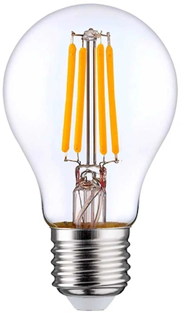 Visional A60 LED kaitrinė lemputė E27 8W 3000K 1040lm Reguliuojamas ryškumas Skaidrus stiklas 220–240V RA>80