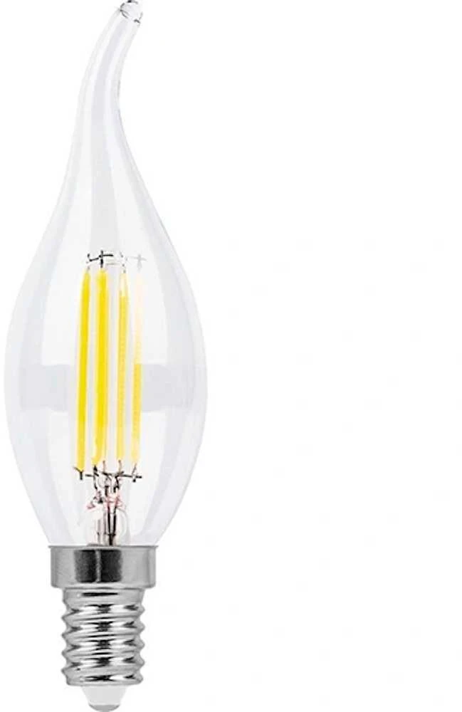 Visional C35T LED Filament spuldze E14 6W 3000K 840lm Caurspīdīga stikla 220–240V RA>80