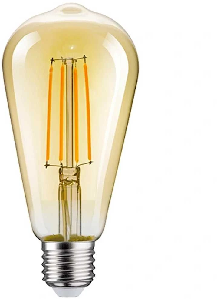 Visional ST64 LED Filament spuldze E27 10W 3000K 1100lm dzintara stikls regulējama 220–240V RA>80