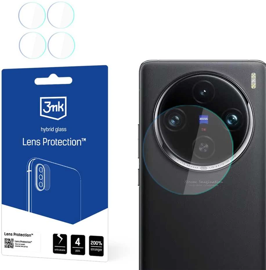 3Mk apsauga „Vivo X100 Pro“ – 3mk objektyvo apsauga