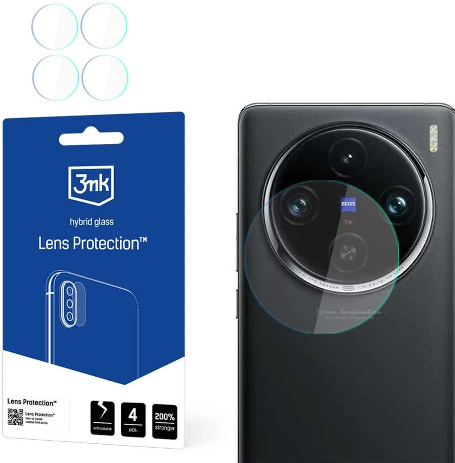 3Mk apsauga „Vivo X100 Pro“ – 3mk objektyvo apsauga