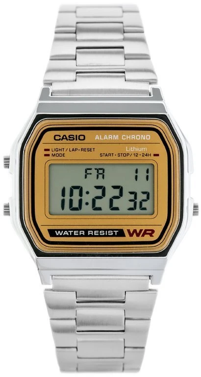 Vyriškas laikrodis CASIO A158WEA-9 (zd093b) - KLASYKA + BOX