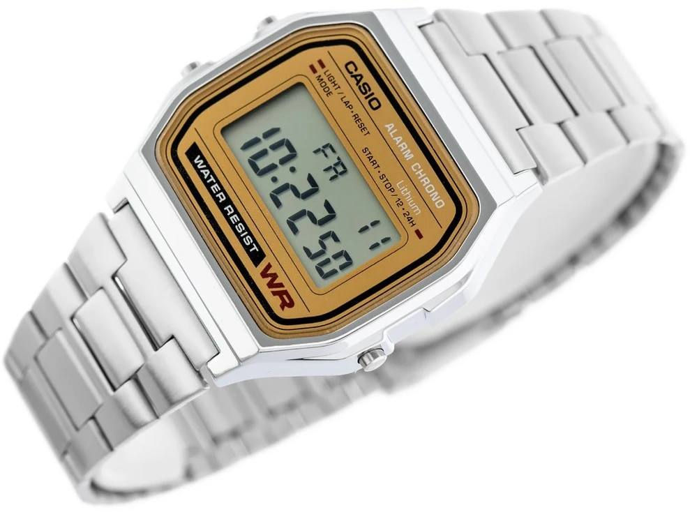 Vyriškas laikrodis CASIO A158WEA-9 (zd093b) - KLASYKA + BOX