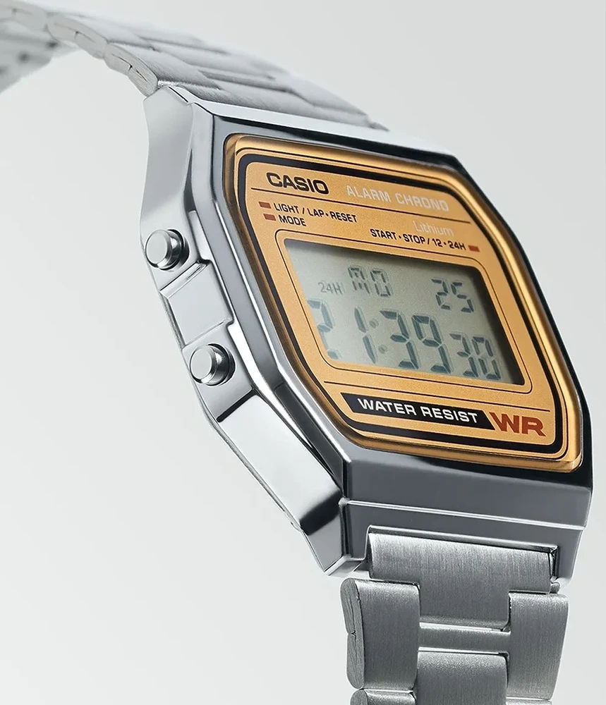 Vyriškas laikrodis CASIO A158WEA-9 (zd093b) - KLASYKA + BOX