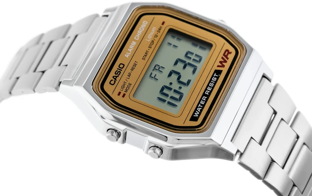 Vyriškas laikrodis CASIO A158WEA-9 (zd093b) - KLASYKA + BOX