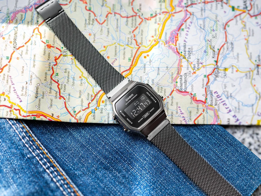 Vyriškas laikrodis Casio A168WEMB-1BDF + BOX