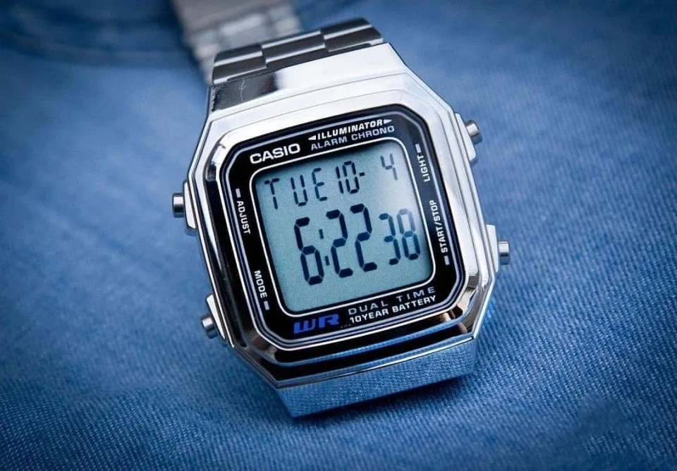 Laikrodis vyrams CASIO A178WA-1A (zd082a) - KLASYKA