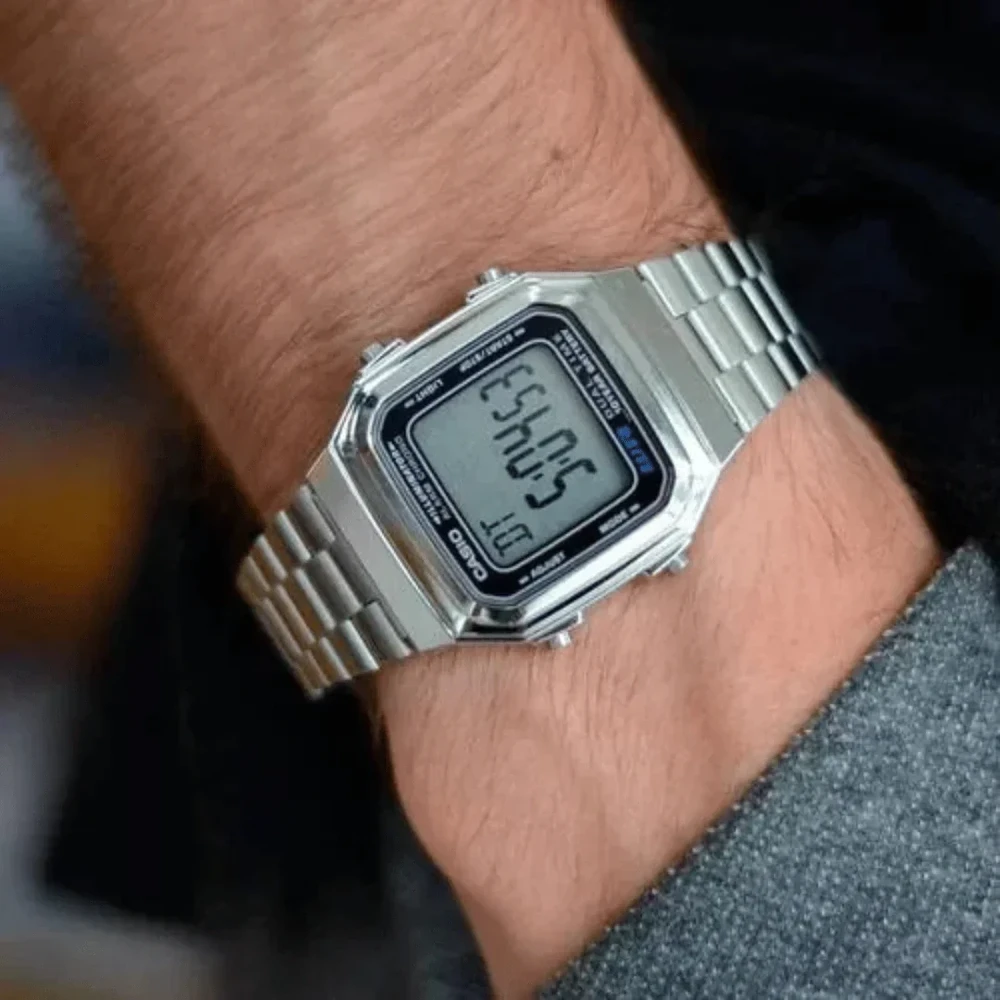 Laikrodis vyrams CASIO A178WA-1A (zd082a) - KLASYKA