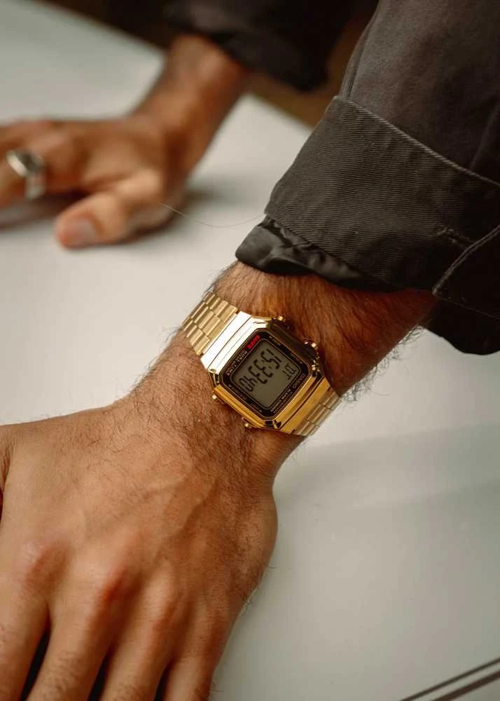 Vyriškas laikrodis CASIO A178WGA-1ADF (zd082b) + BOX
