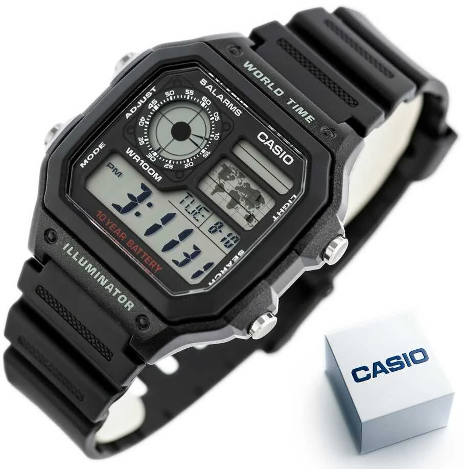 Laikrodis vyrams CASIO AE-1200WH-1AVCF (zd146a)