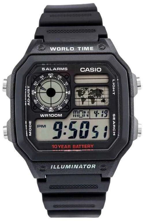 Laikrodis vyrams CASIO AE-1200WH-1AVCF (zd146a)