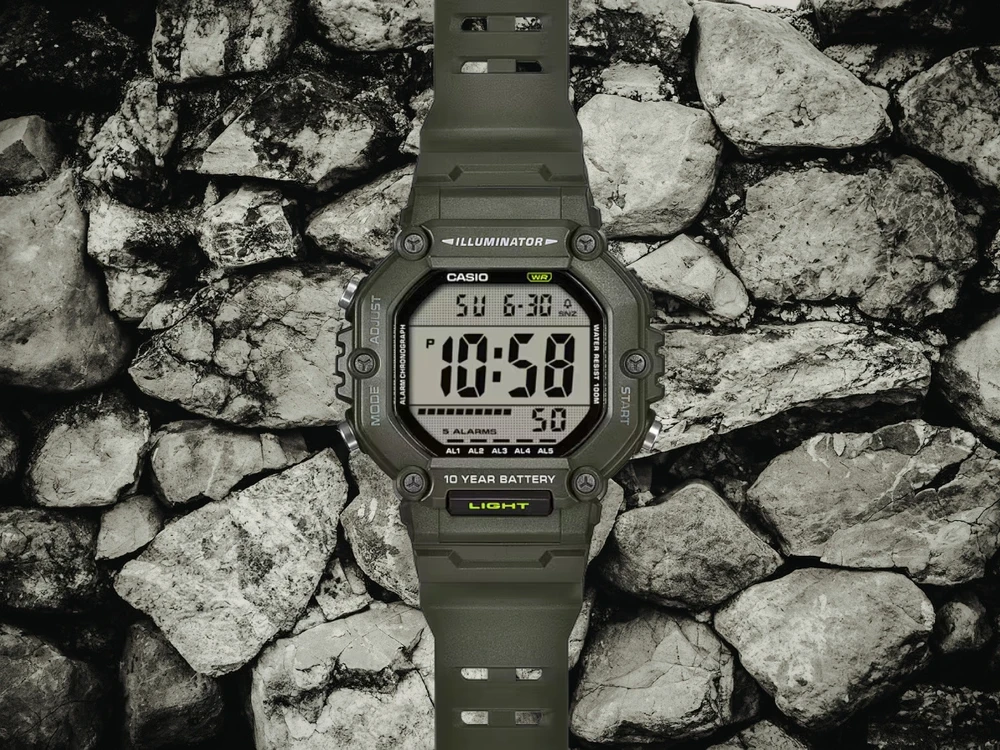 Vyriškas laikrodis CASIO AE-1600HX-3A + BOX (zd300e)