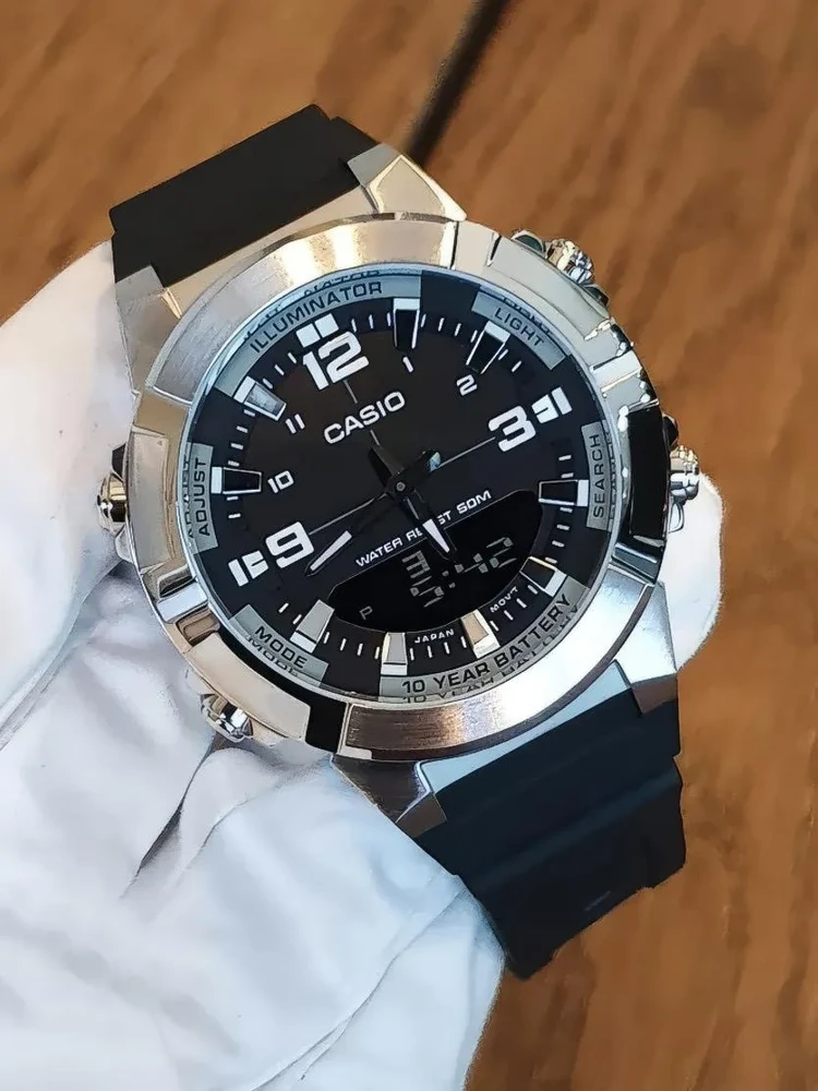Casio Laikrodis AMW-870-1AVDF Juodas, Vyrams