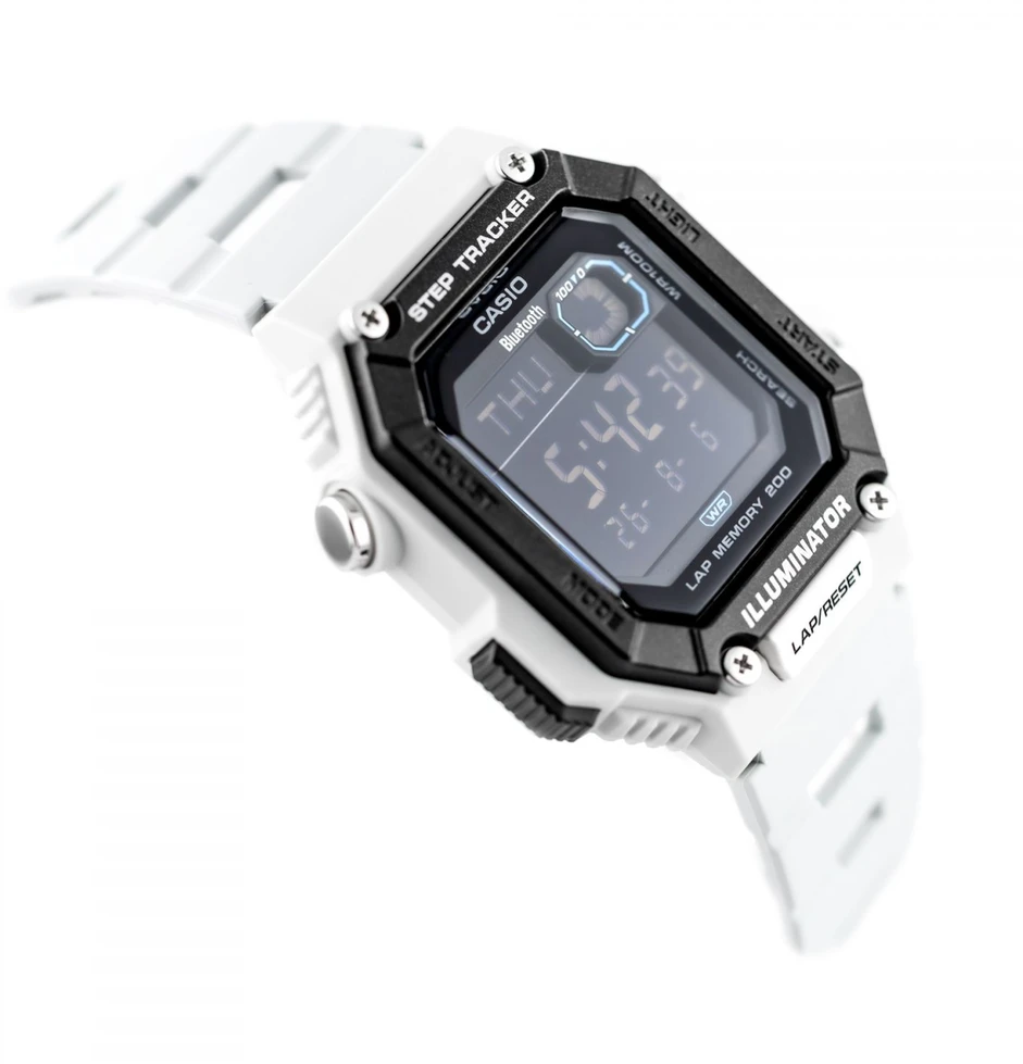 Vyriškas laikrodis CASIO Digital Moonphase WS-B1000-8BVDF + BOX