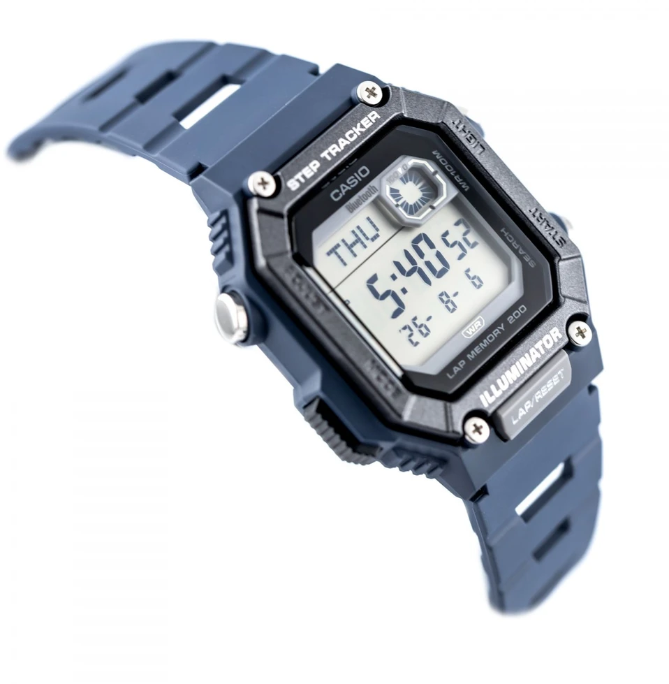 Vyriškas laikrodis CASIO Digital Moonphase WS-B1000-2AVDF + BOX