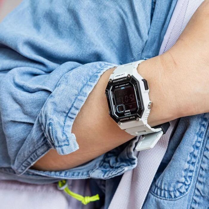 Vyriškas laikrodis CASIO Digital Moonphase WS-B1000-8BVDF + BOX