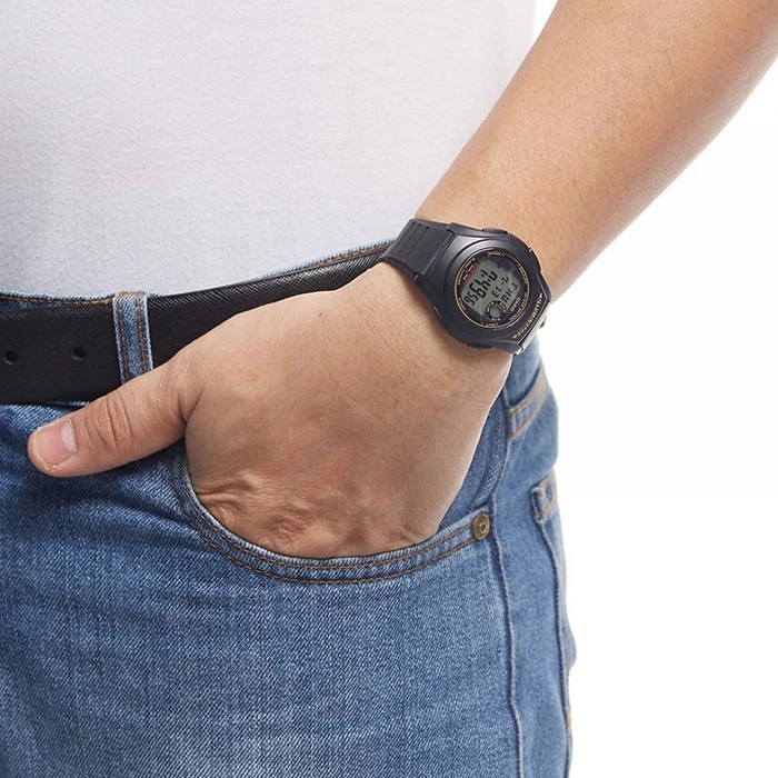 VYRIŠKAS LAIKRODIS CASIO F-200W-9ADF (zd151d) + DĖŽĖ