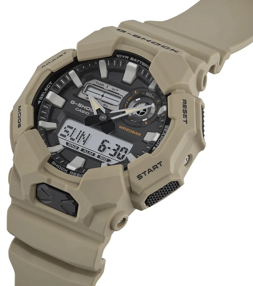„Casio G-Shock Origin GA-010-5AER“ laikrodžio laikrodis su anglies pluošto šerdies apsauga