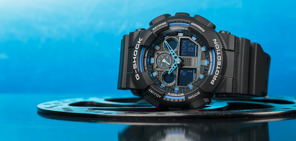 VYRIŠKAS LAIKRODIS CASIO G-SHOCK GA-100-1A2ER (zd135b)