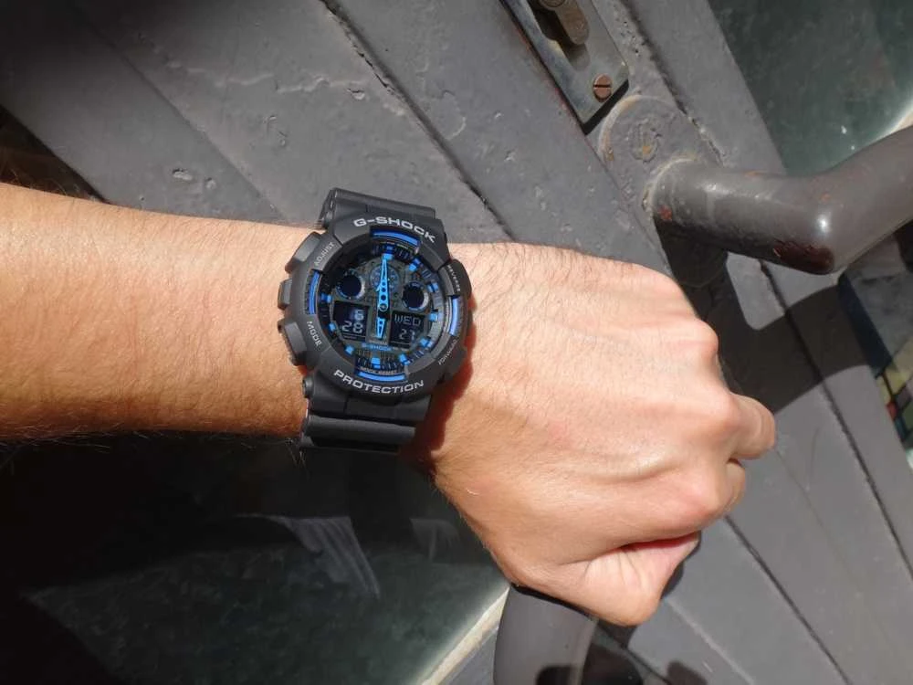 VYRIŠKAS LAIKRODIS CASIO G-SHOCK GA-100-1A2ER (zd135b)