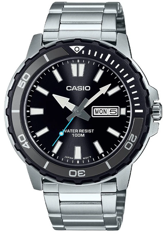Laikrodis Casio Collection Vintage CASIO SPORT DIVER 100M - Juodas MTD-125D-1A3VDF