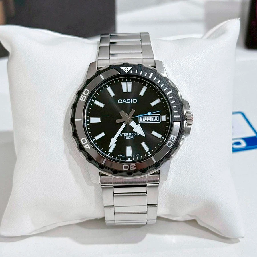 Laikrodis Casio Collection Vintage CASIO SPORT DIVER 100M - Juodas MTD-125D-1A3VDF