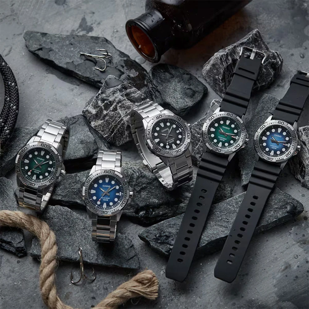 Vyriškas laikrodis Casio Marine Sports MTD-140D-2A + BOX