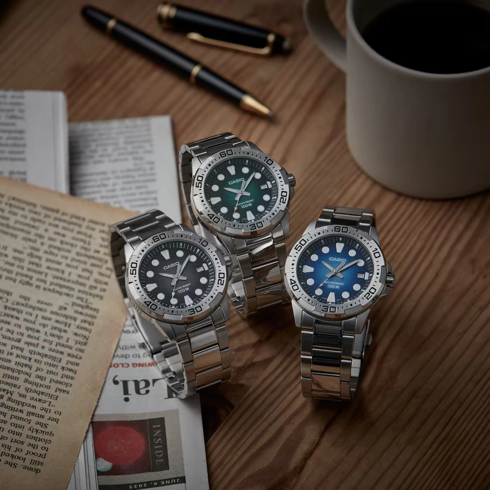 Vyriškas laikrodis Casio Marine Sports MTD-140D-3A + BOX