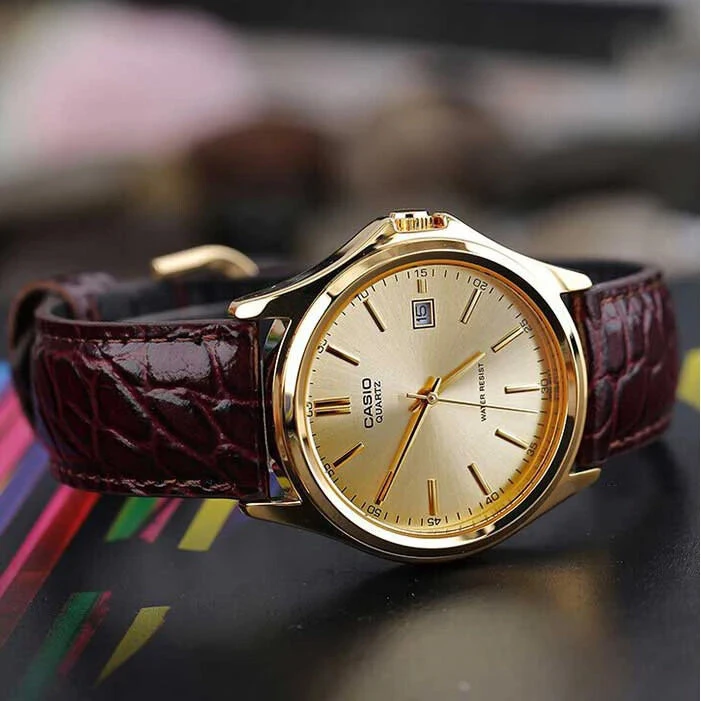 CASIO VYRIŠKAS LAIKRODIS MTP-1183Q-9ADF (zd004c) + DĖŽUTĖ