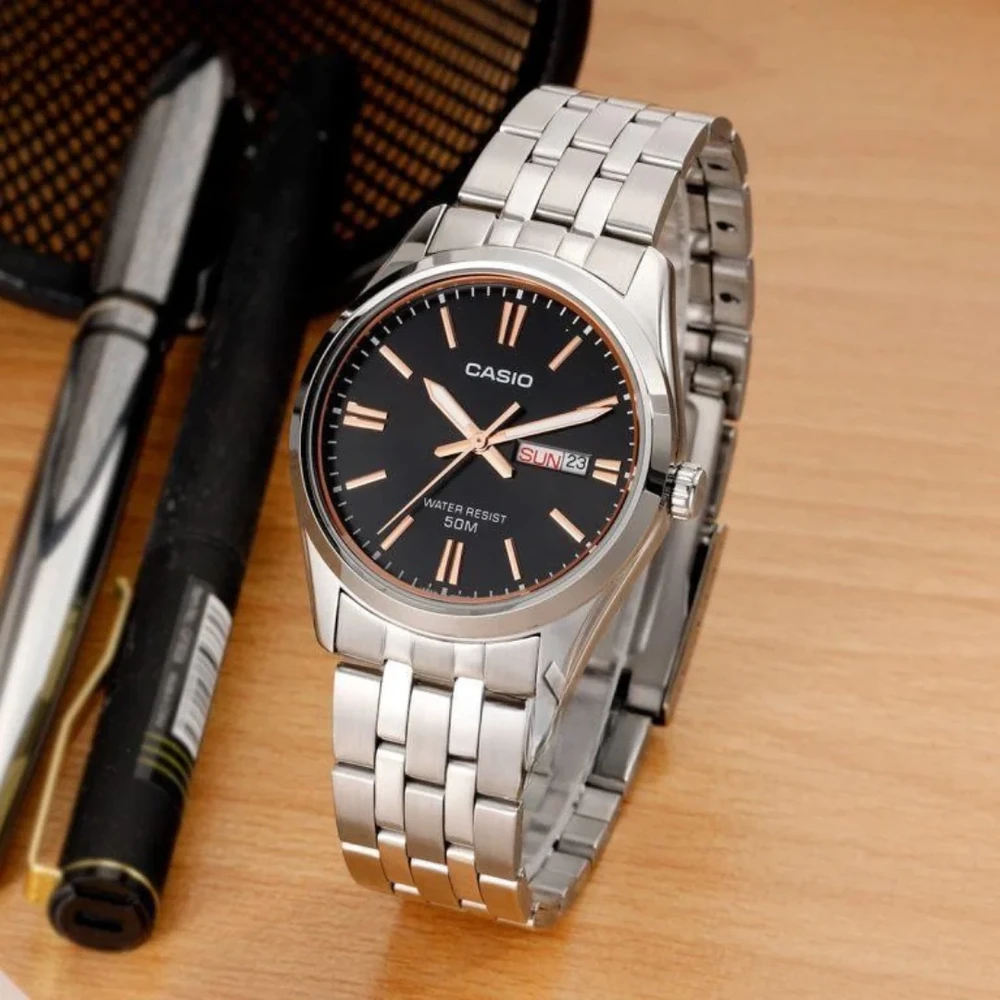 Vyriškas laikrodis CASIO MTP-1335D-1A2VDF (zd026b) + BOX