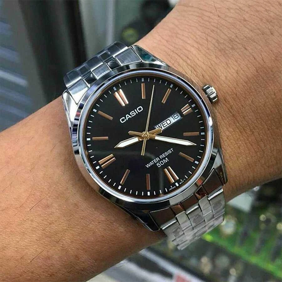 Vyriškas laikrodis CASIO MTP-1335D-1A2VDF (zd026b) + BOX
