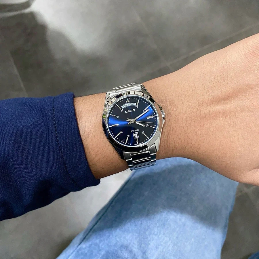 Vyriškas laikrodis CASIO MTP-1370D-2A2 (zd025f) + BOX