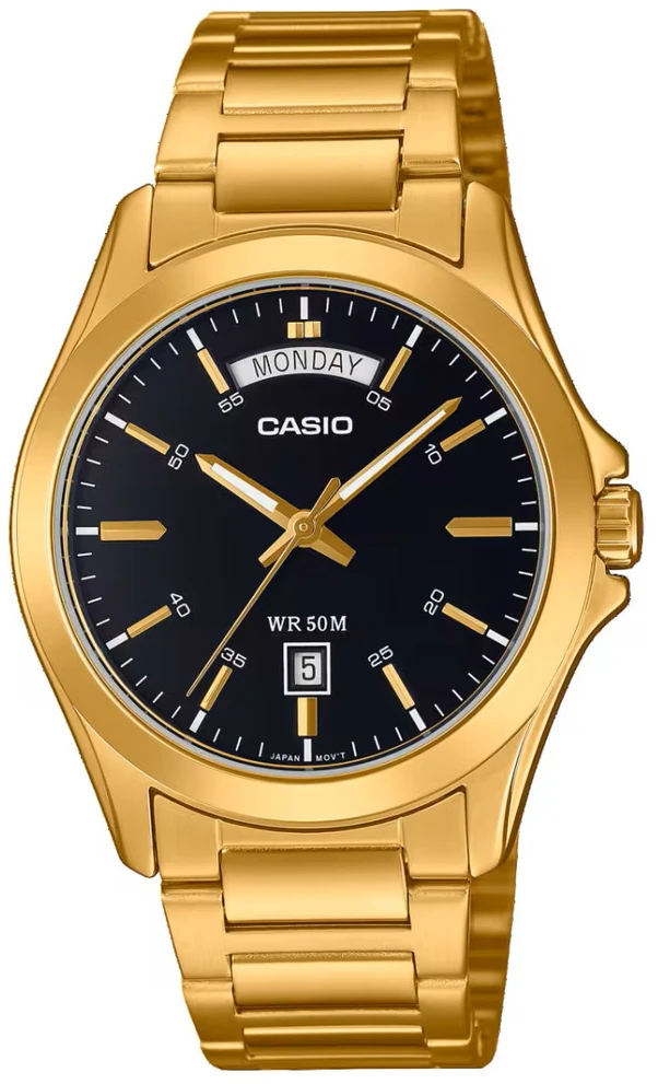 Vyriškas laikrodis CASIO MTP-1370G-1A (zd025h) + BOX
