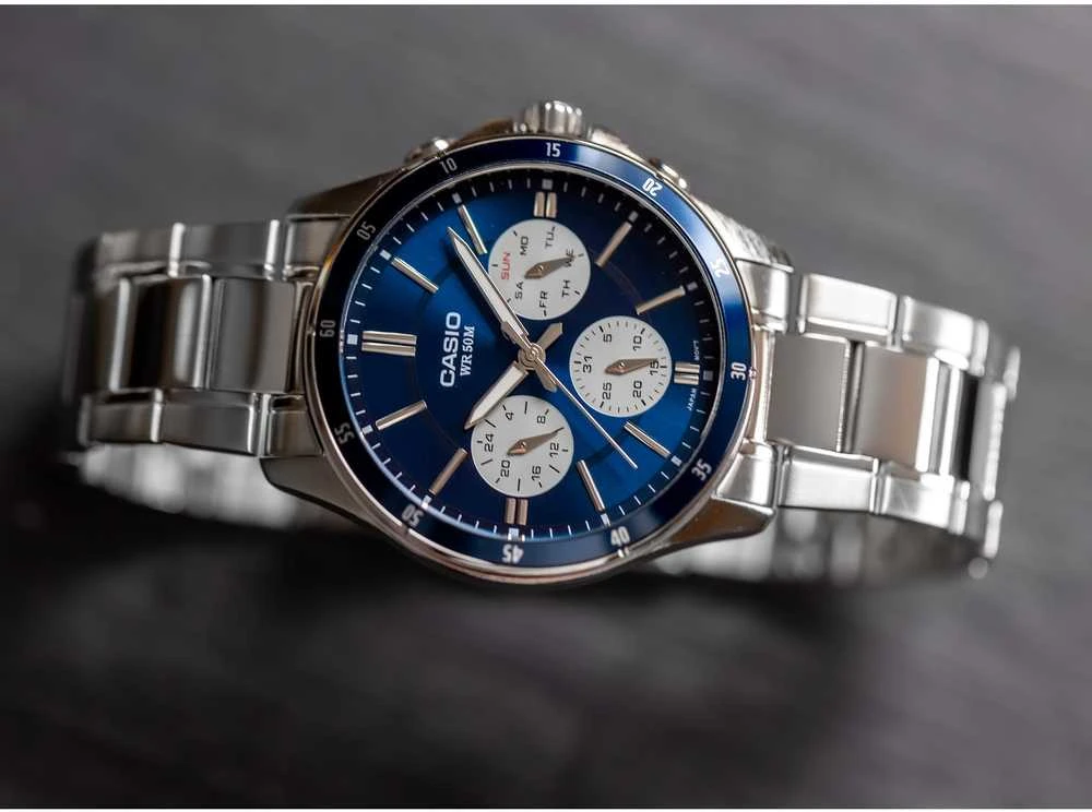 Laikrodis vyrams CASIO MTP-1374D-2A3 (zd063h) + BOX