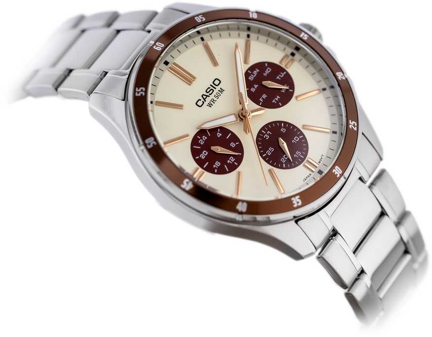 Laikrodis vyrams CASIO MTP-1374D-5A2 (zd063g) + BOX
