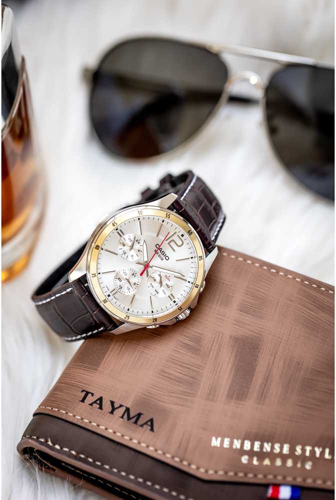VYRIŠKAS LAIKRODIS CASIO MTP-1374L-7AVDF (zd064a) + DĖŽĖ
