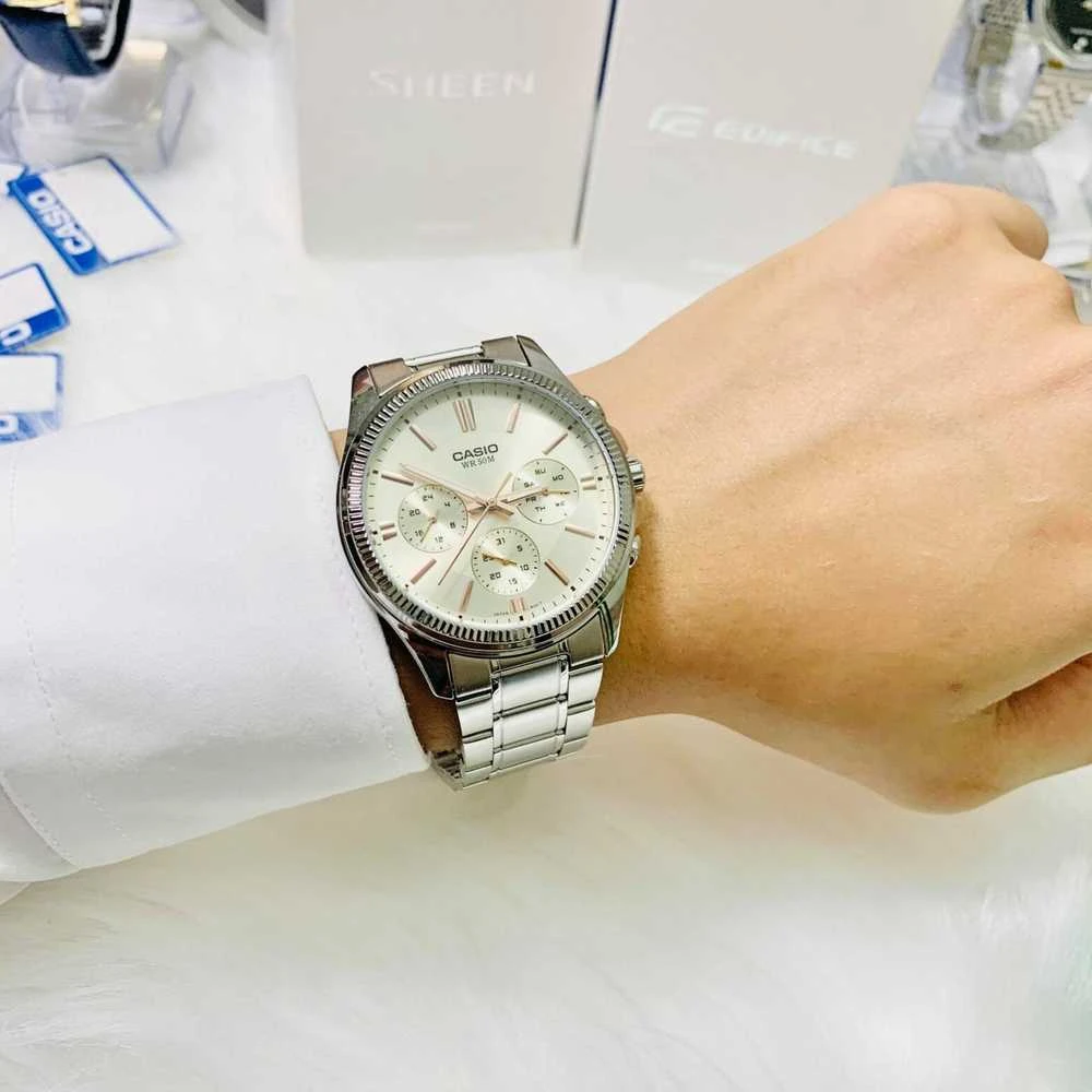 Vyriškas laikrodis CASIO MTP-1375D 7A2VDF (zd112c) + BOX
