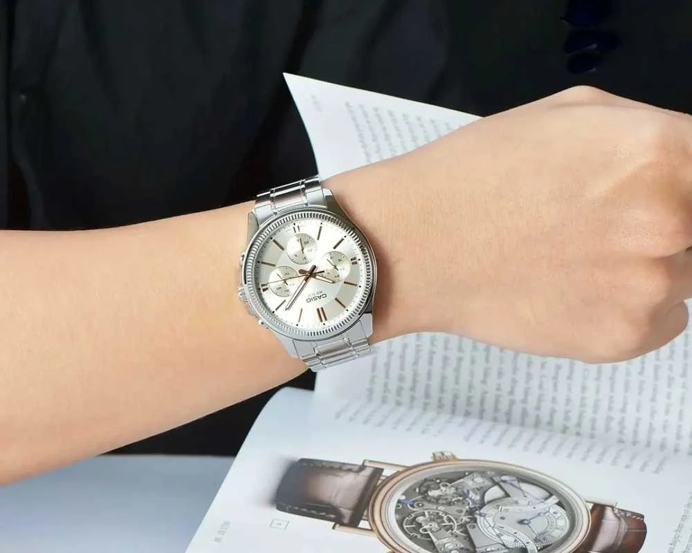 Vyriškas laikrodis CASIO MTP-1375D 7A2VDF (zd112c) + BOX