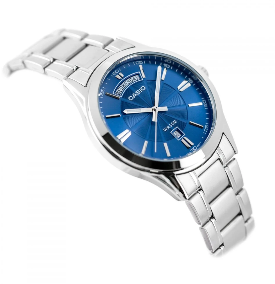 Vyriškas laikrodis CASIO MTP-1381D-2AV (zd076c) + BOX
