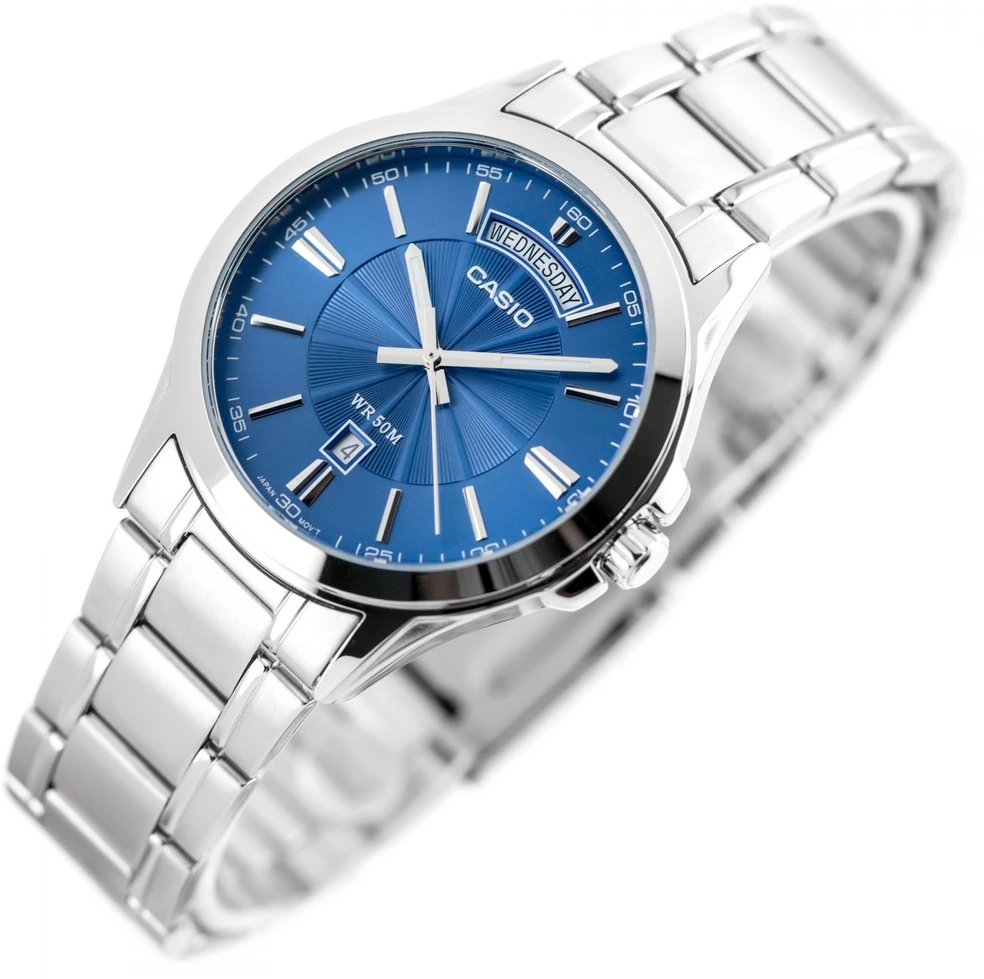 Vyriškas laikrodis CASIO MTP-1381D-2AV (zd076c) + BOX
